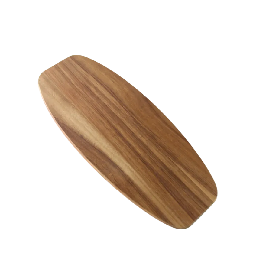 Skærebræt Oval i Akacietræ Træ (49x20x1,5cm)