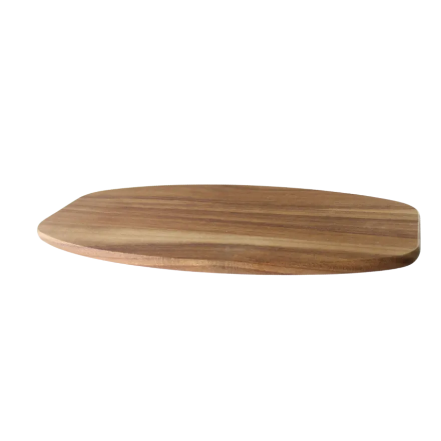 Skærebræt Oval i Akacietræ Træ (49x20x1,5cm)