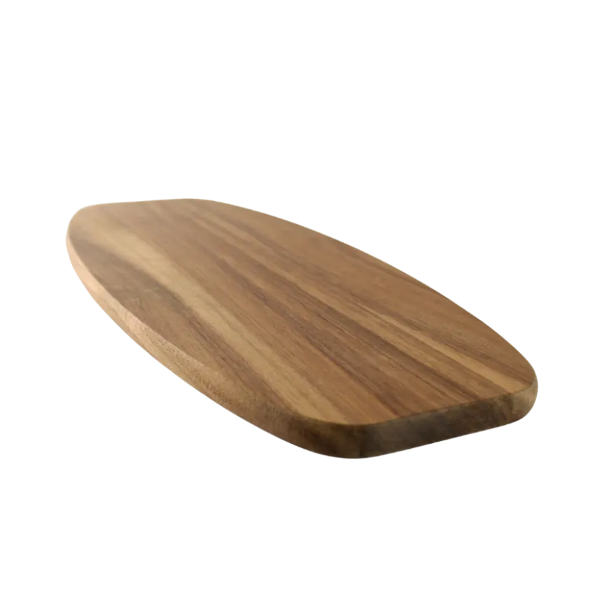 Skærebræt Oval i Akacietræ Træ (49x20x1,5cm)