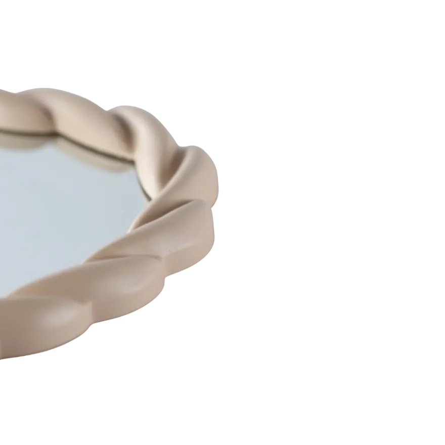 Spejl FADDA i Beige (25x34,5x2,7cm)