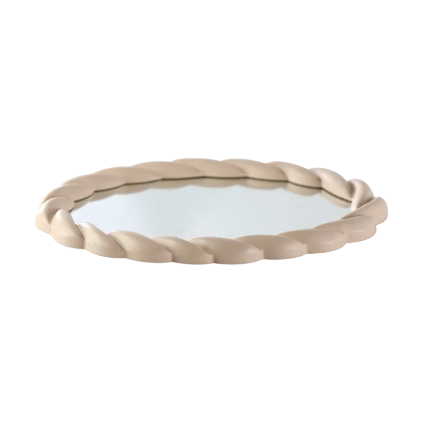 Spejl FADDA i Beige (25x34,5x2,7cm)