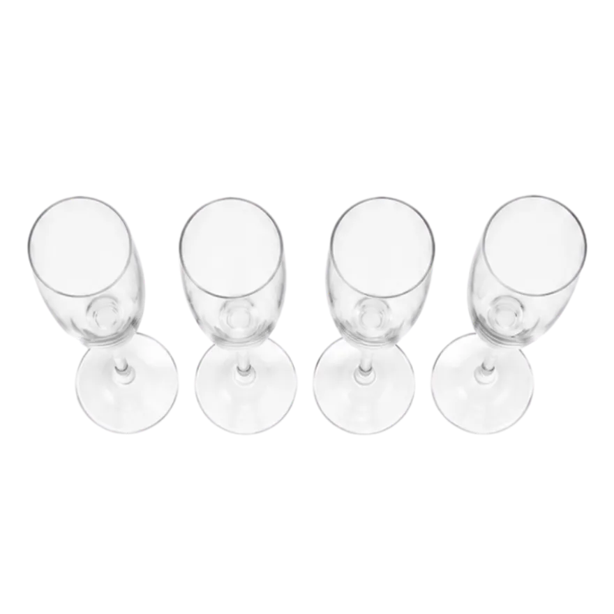 4 stk. Champagneglas (180ml)