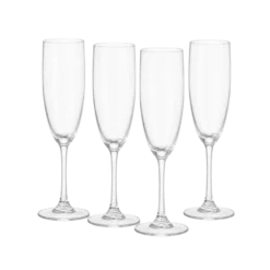 4 stk. Champagneglas (180ml)