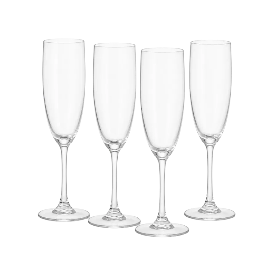 4 stk. Champagneglas (180ml)