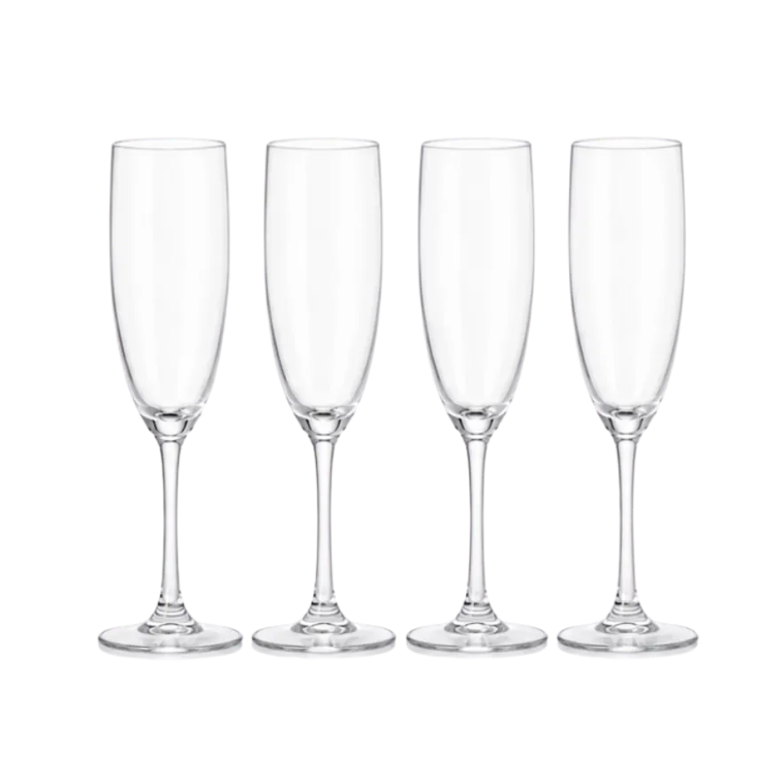 4 stk. Champagneglas (180ml)