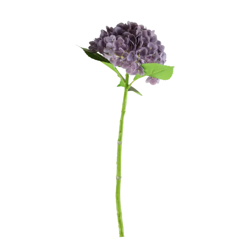 3 stk. Hortensia Blomster I Lilla (H55cm)