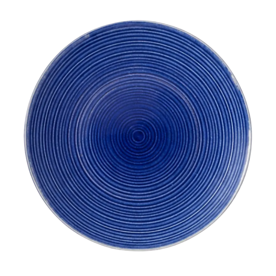 6 stk. Middagstallerkener i Blå Swirl (Ø28cm)