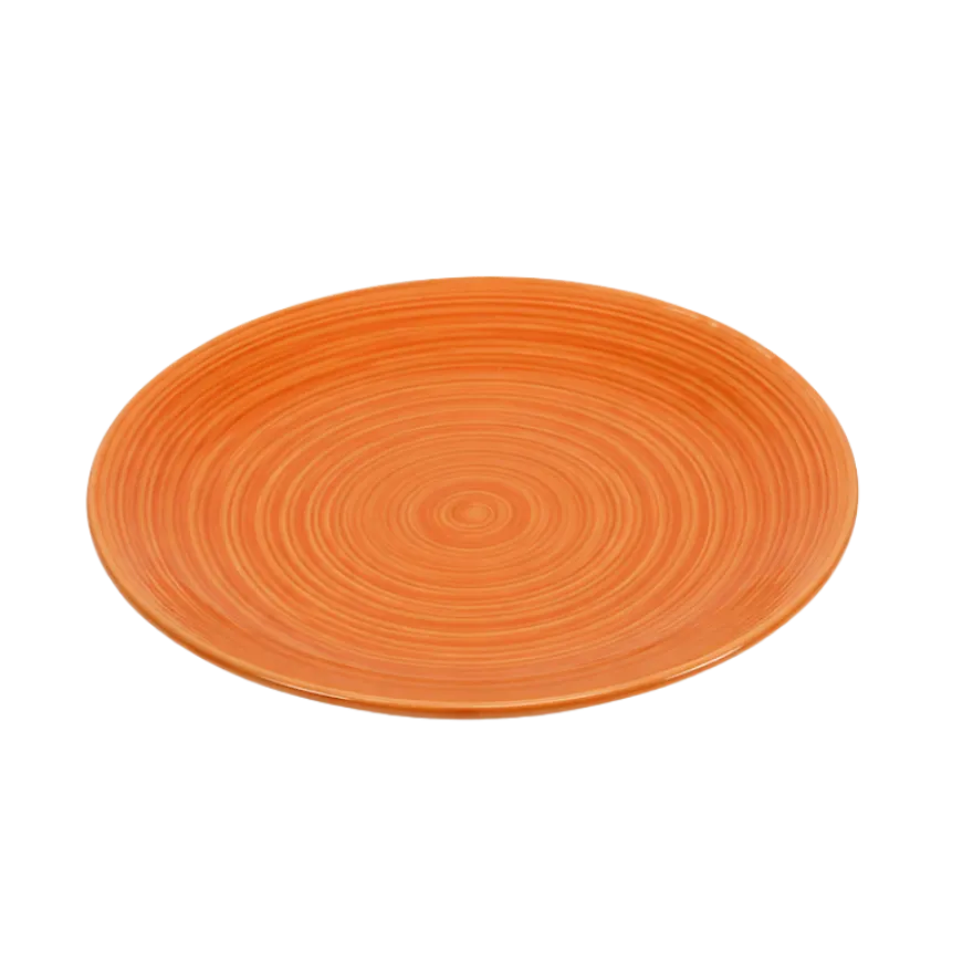 6 stk. Middagstallerkener i Orange (Ø28cm)