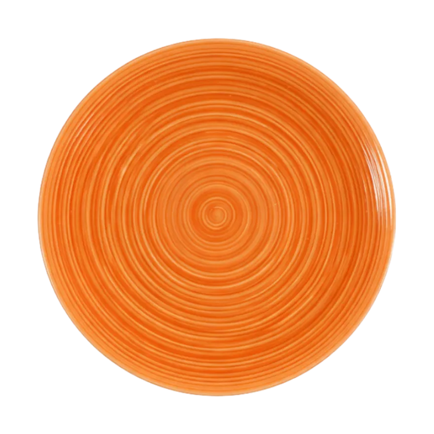 6 stk. Middagstallerkener i Orange (Ø28cm)