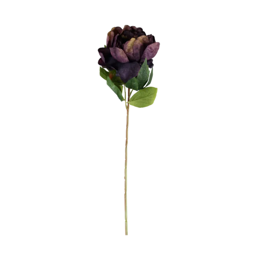 3 stk. Pæon Blomst i Lyse Lilla (H57cm)