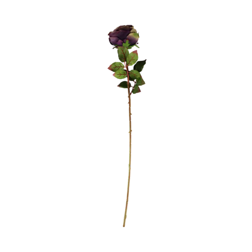 3 stk. Roser i Lavendel Farve (H68cm)