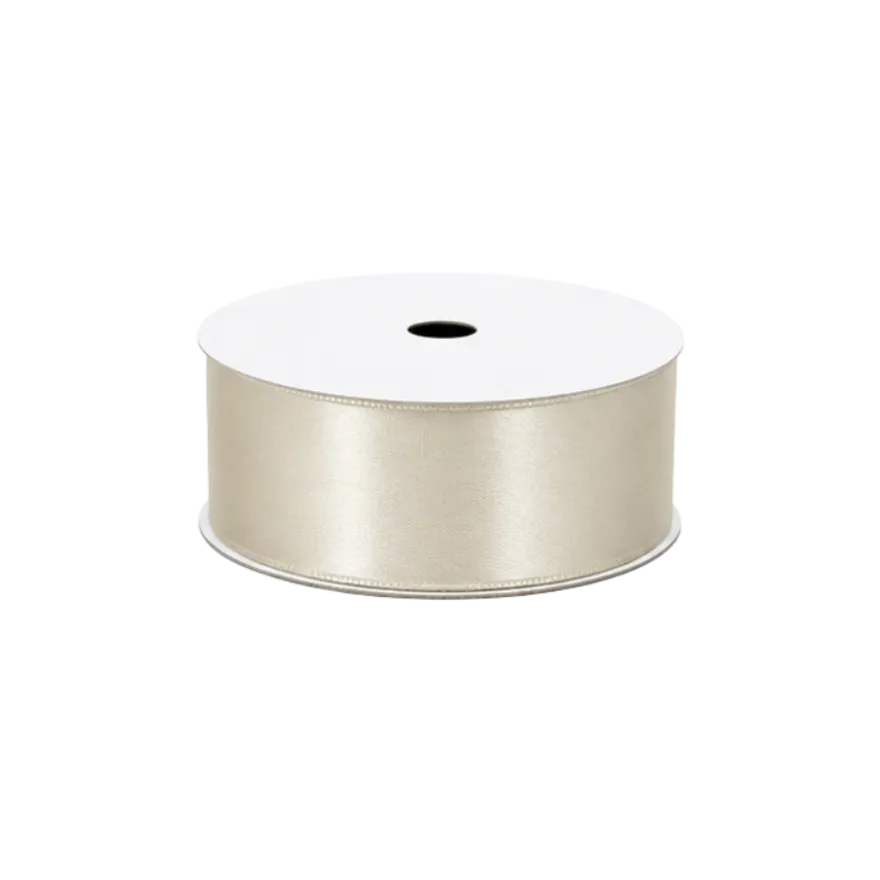 5 stk. Satinbånd i Ivory (9m)