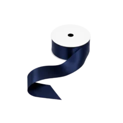 5 stk. Satinbånd i Navy (9m)
