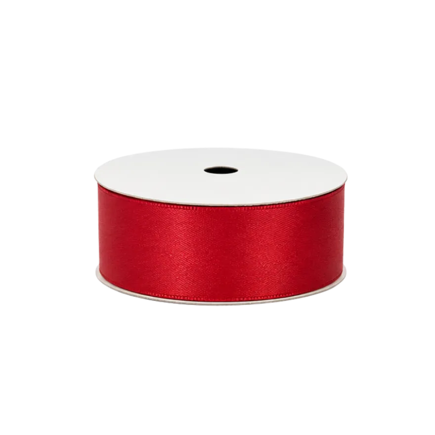 5 stk. Satinbånd i Red (9m)