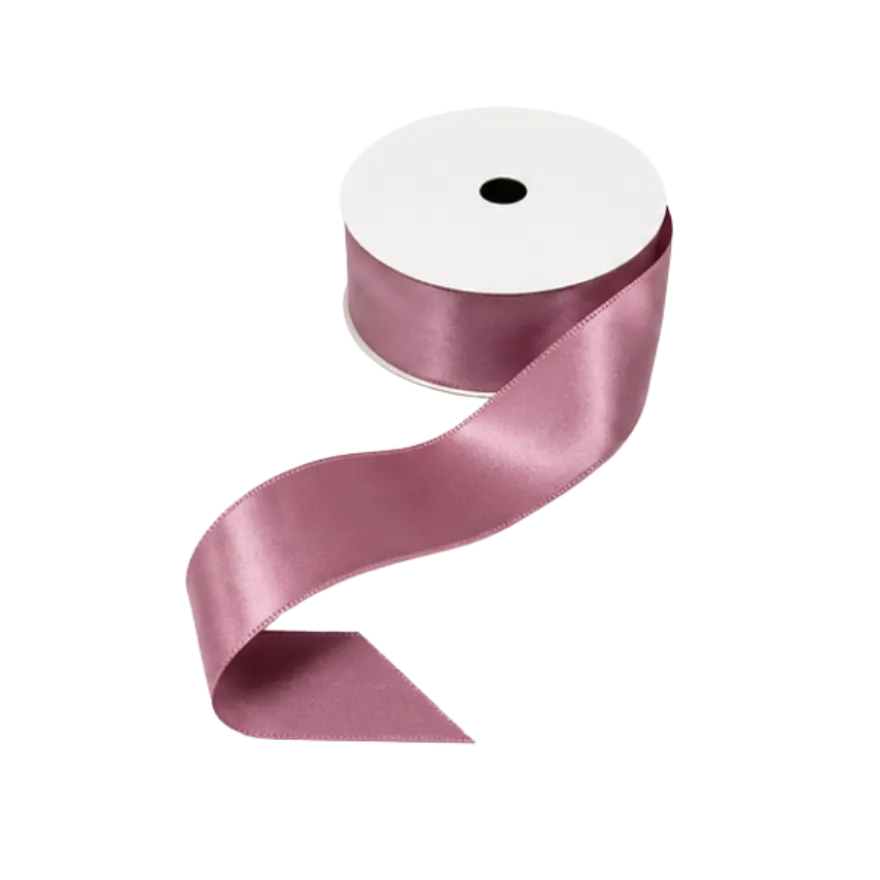 5 stk. Satinbånd i Rosy Mauve (9m)