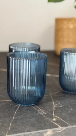 6 stk. Vandglas MEYA i Blå (270ml)