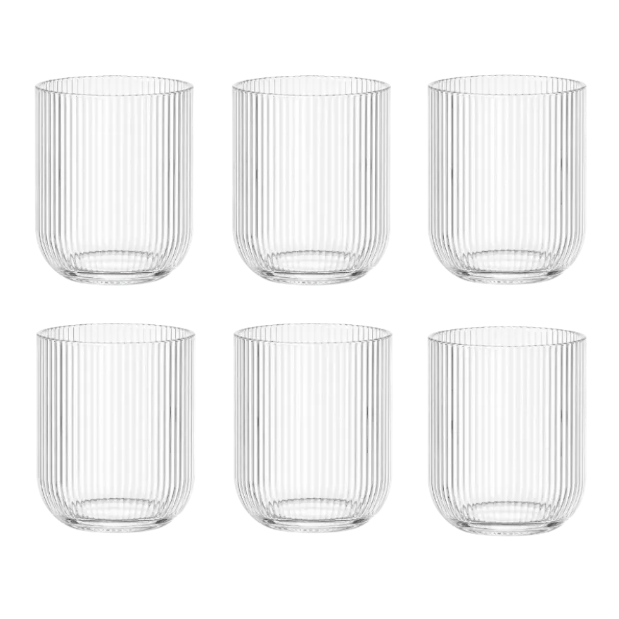 6 stk. Vandglas MEYA i Transparent (270ml)