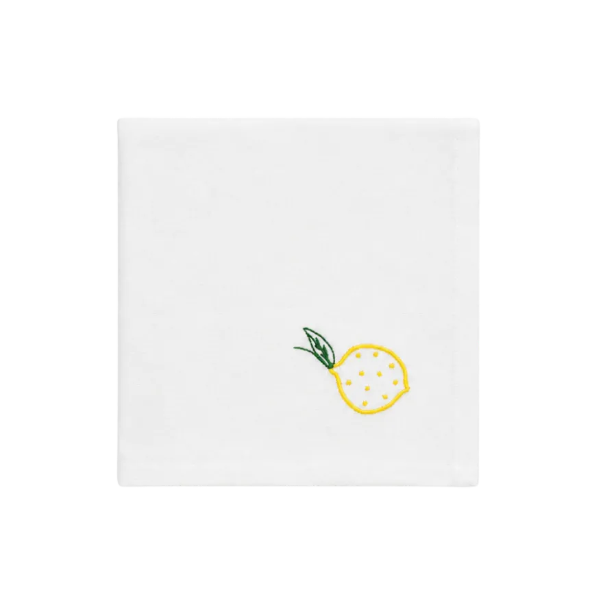 Stofserviet FREDERIKA m. Citroner (40x40cm)