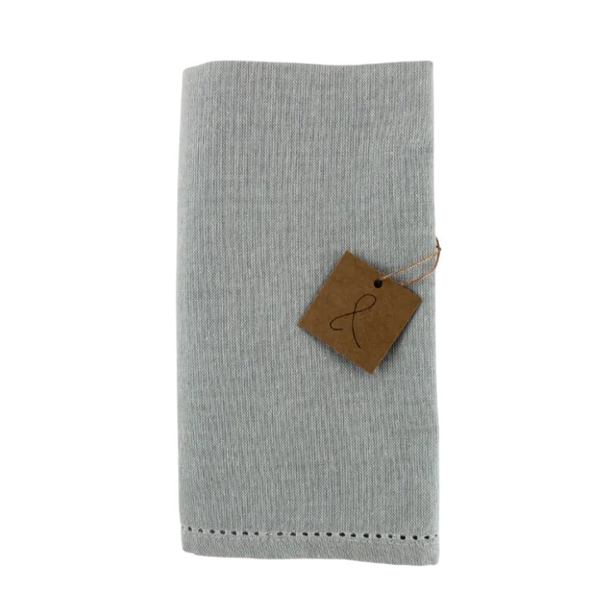 Stofserviet m. Hulsøm 100% Bomuld i Grå (45x45cm)