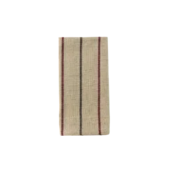Stofserviet m. Striber MEGAN i Beige (40x40cm)