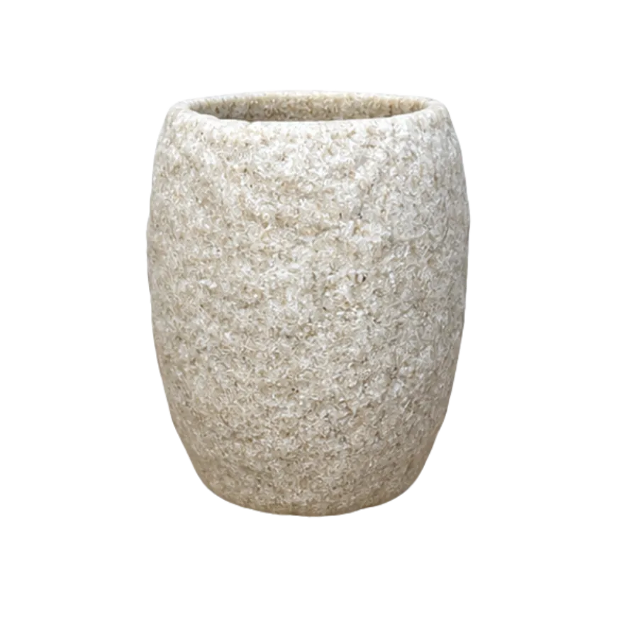 Tandkrus DENUK i Sandsten Farve (Ø7,5x9cm)