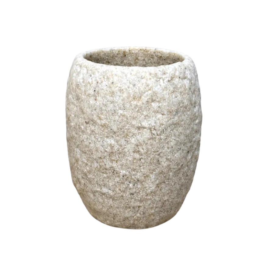 Tandkrus DENUK i Sandsten Farve (Ø7,5x9cm)