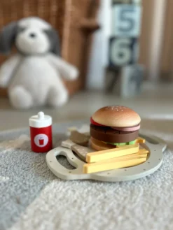 Trælegetøj Burger Sæt