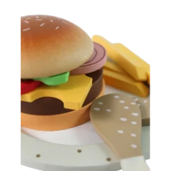 Trælegetøj Burger Sæt