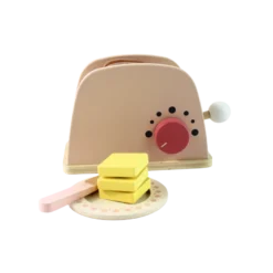 Trælegetøj Toaster Sæt