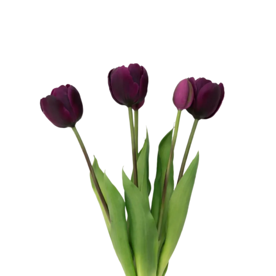Tulipaner Buket i Lilla (H40cm)
