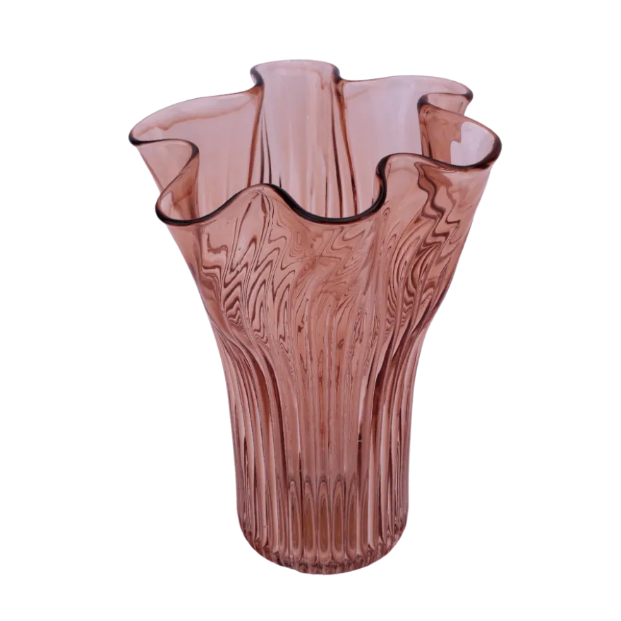 Vase EDELYN i Glas (19,5x25,5cm)