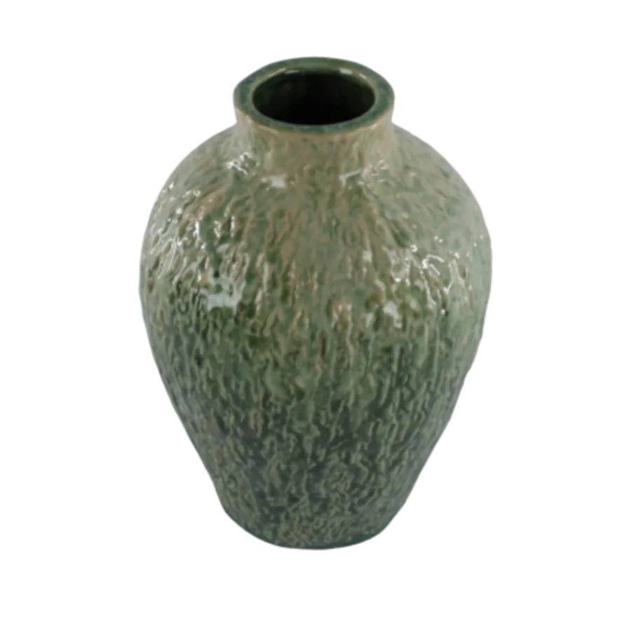 Vase FLOREN i Grøn (Ø17x25 cm)