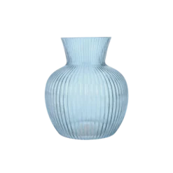 Vase Glas BEO i Blå (Ø17,5x20,5cm)