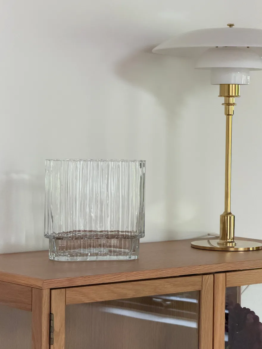 Vase i Glas (20x9x19,5cm)
