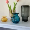 Villa Collection Vase Drum Glas i Lyserød (12x19,5cm)