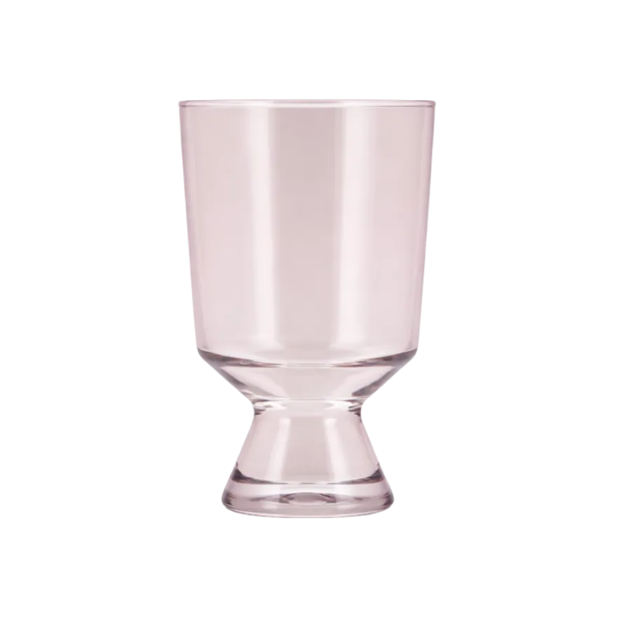 Villa Collection Vase Drum Glas i Lyserød (12x19,5cm)