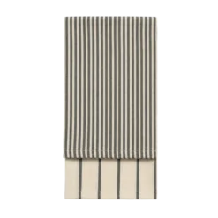 Viskestykke CORFITZ i Striber Beige/Grå 2-pak (50x70cm)