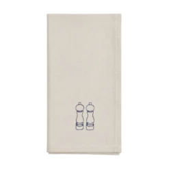Viskestykke m. Salt/Peber Broderi (50x70cm)