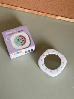 Visuel Timer m. Magnetisk Bagside