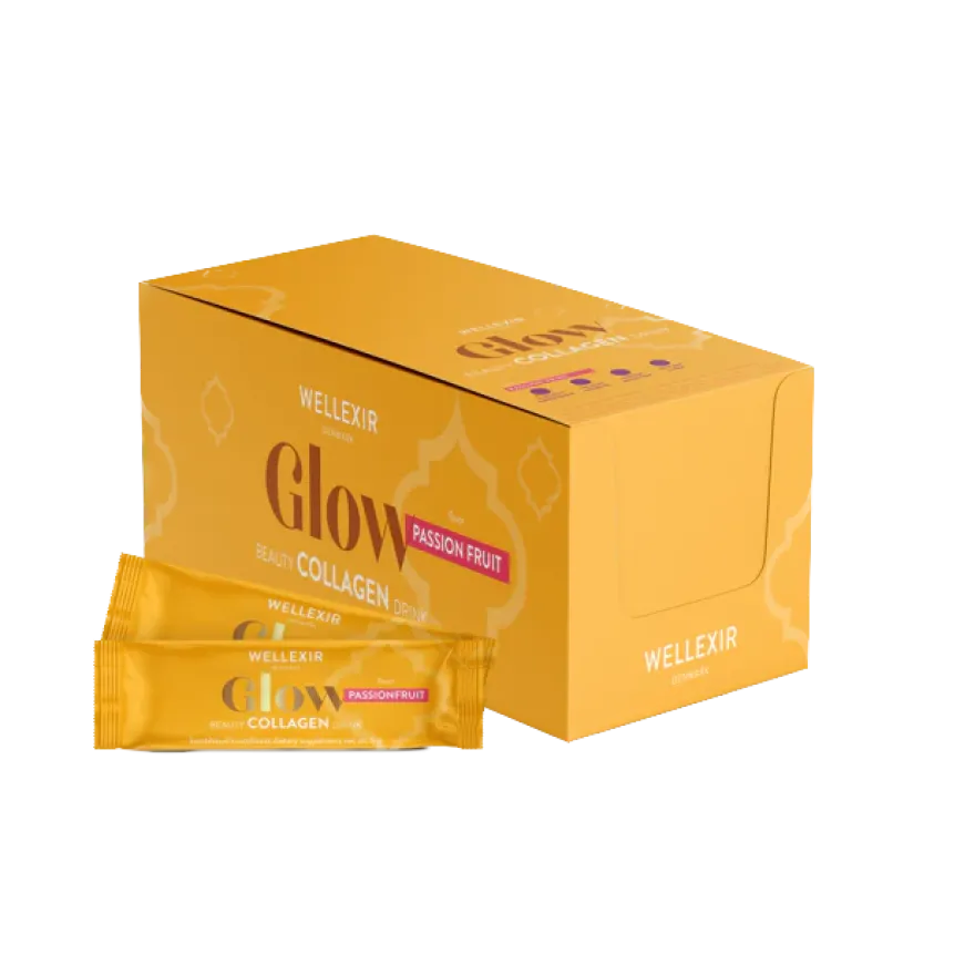 Wellexir Glow Beauty Drink Passionsfrugt (50 stk.)