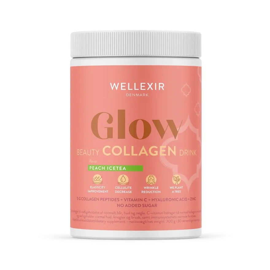 Wellexir Glow Beauty Drink Peach Ice Tea (360g)